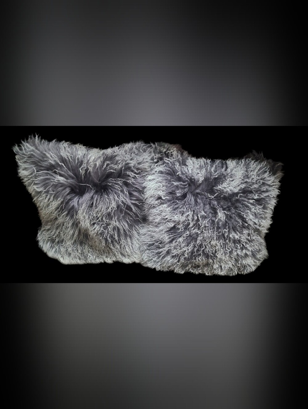 Mon Chateau Set of Tibetan Lamb Fur Throw Pillows